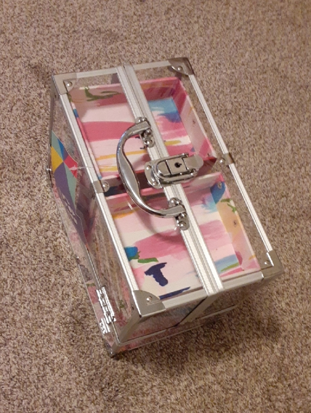 Caboodles Watercolor Train Case